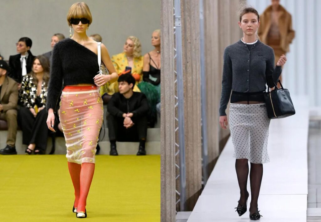 Sheer Skirt Trend